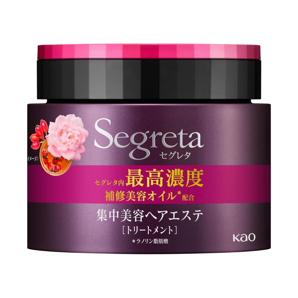 Kao Segreta Hair Esthe - Маска для волос с растительными компонентами, 180 г.