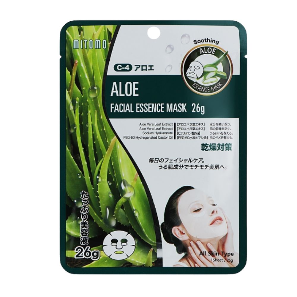 Aloe Facial Essence Mask - Маска увлажняющая для лица с алоэ