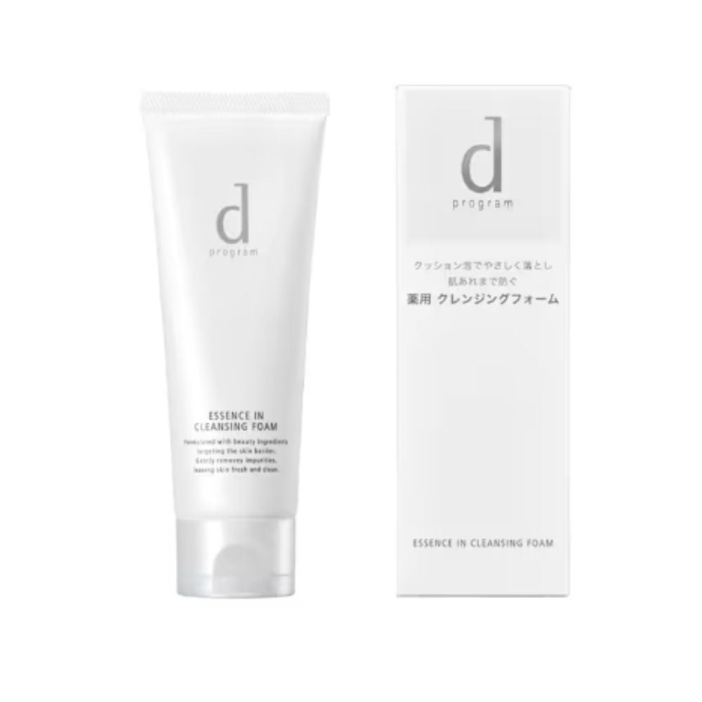 Shiseido d program Essence In Cleansing Foam - Очищающая пенка для чувствительной кожи, 120 г.