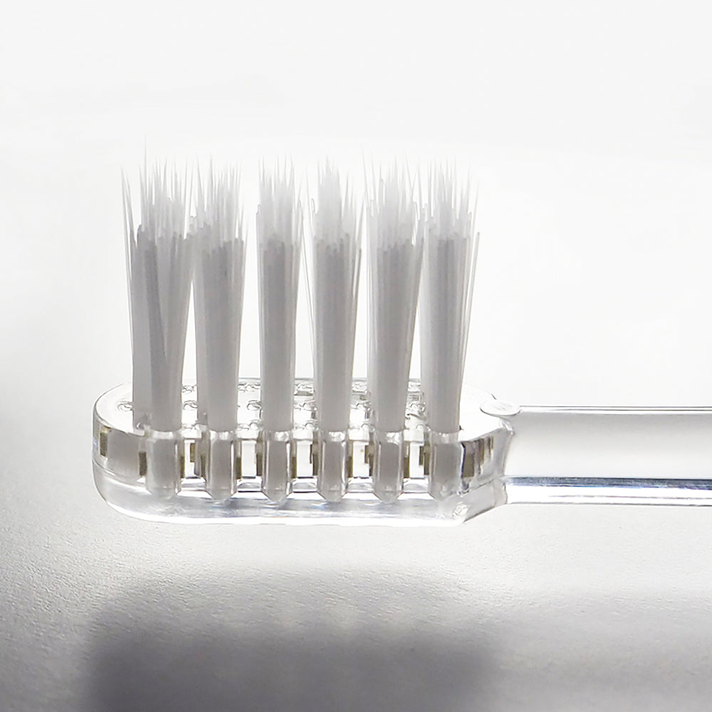Apagard Swarovski Edition 1 pcs - Двухуровневая зубная щетка с турмалиновым напылением, с кристаллами Сваровски. 1 штука, цвет на выбор продавца.