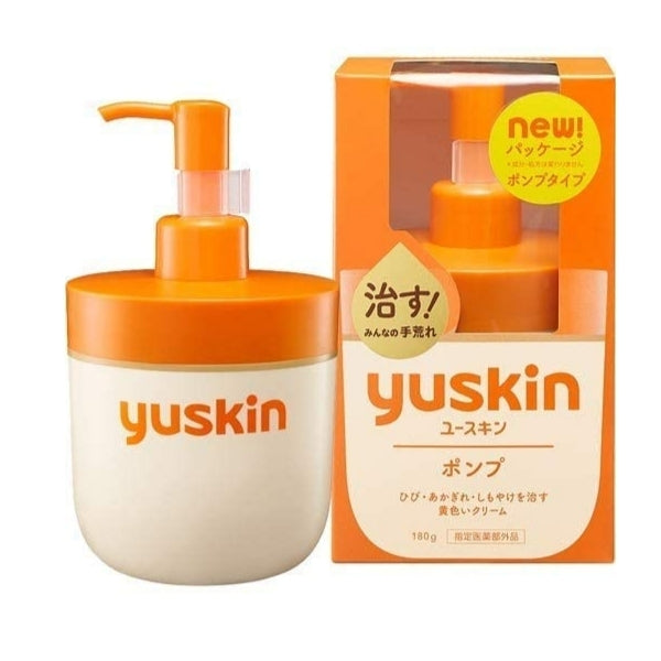 Family Medical Cream Yuskin A - Увлажняющий и смягчающий крем, флакон с помпой,180 г