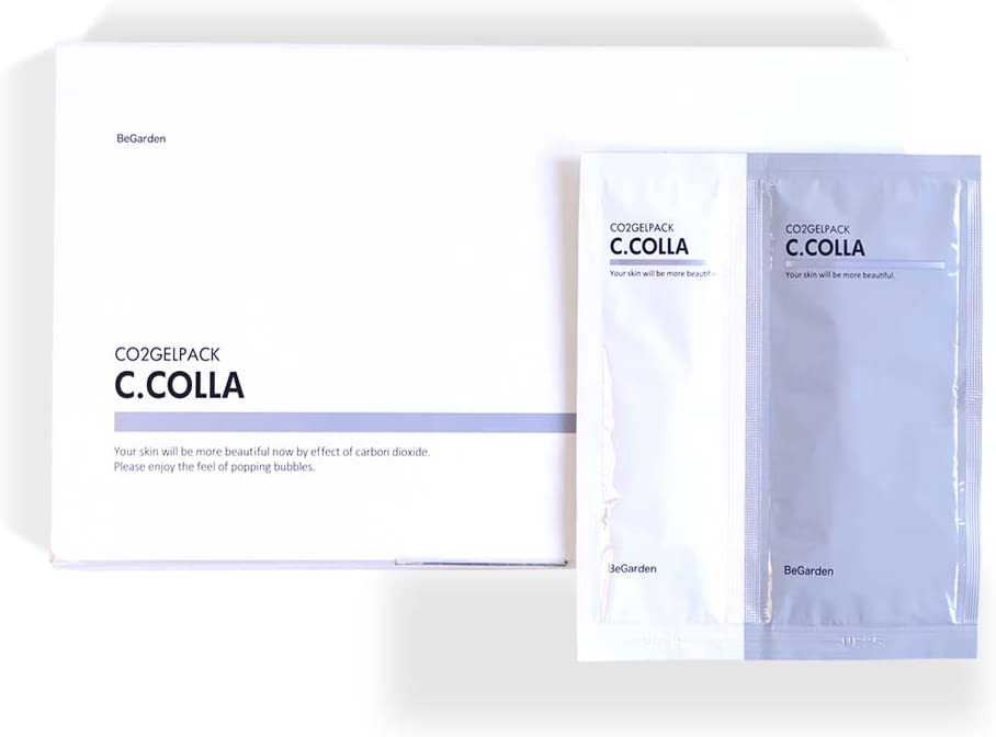 C.Colla Platinum- Неинвазивная карбокси маска для омоложения лица, 12 шт.
