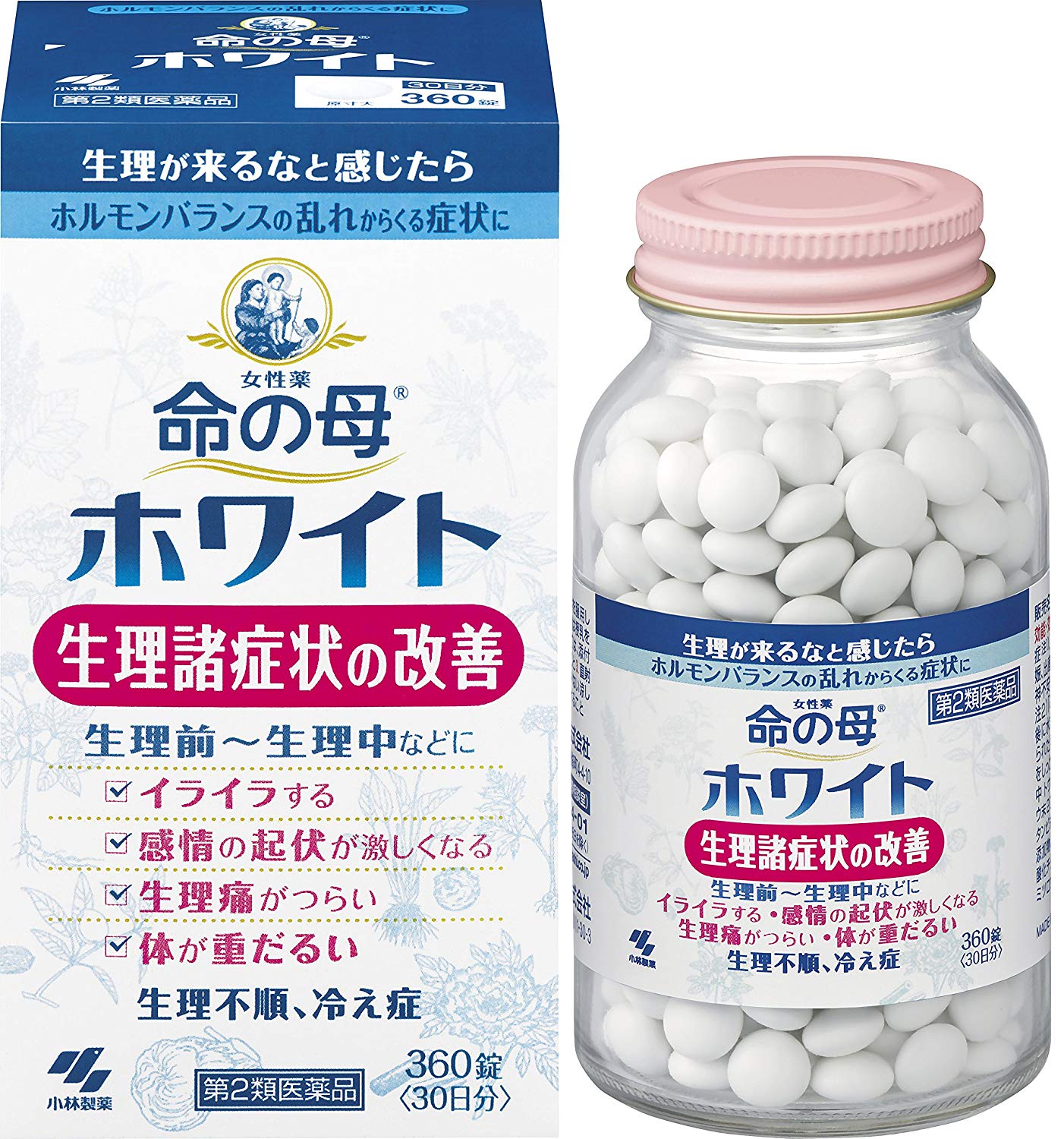INOCHI NO HAHA WHITE - a complex for restoring and maintaining a hormonal balance in women during the menstrual cycle, for 30 days