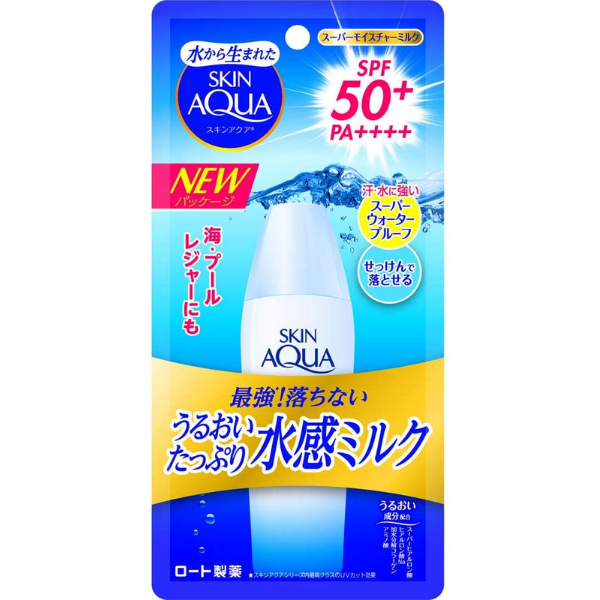 Skin Aqua Milk - Солнцезащитное молочко с водостойким эффектом PF50+PA++++, 40 мл