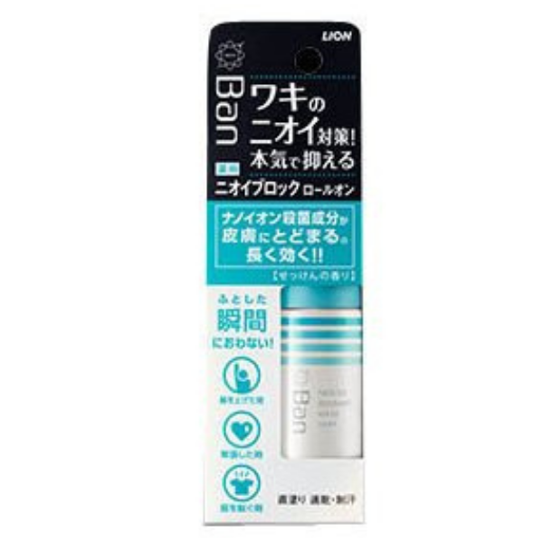 Lion Ban - Роликовый дезодорант с запахом мыла, 40 мл