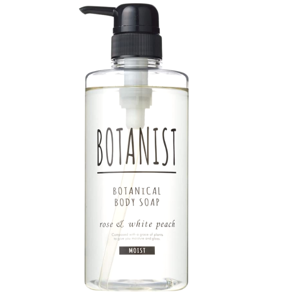 Botanist - Moisturizing shower gel with rose and white peach aroma, 490 ml